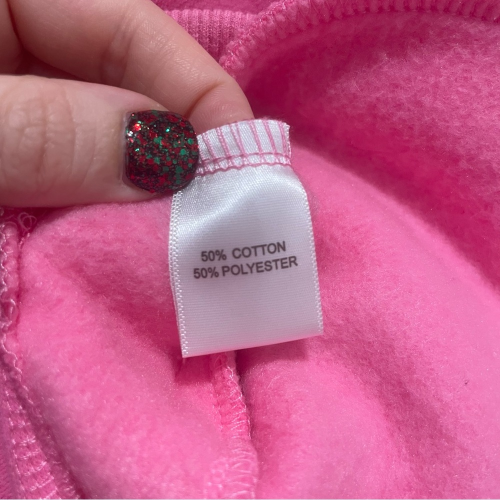 Saltywave Hoodie Pink Womens Size Medium Pullover Drawstring Kangaroo Pocket - Picture 5 of 7